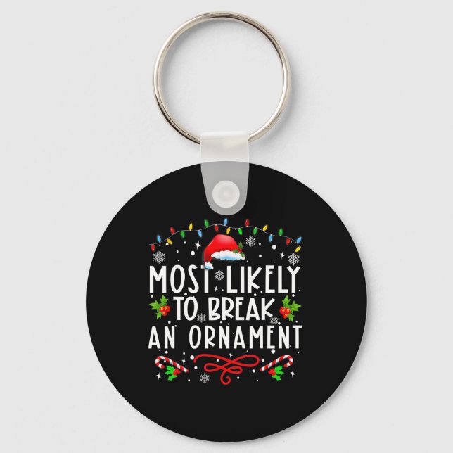 Chaveiro Mais Provável Para Quebrar Uma Roupa De Natal Dive (Frente)