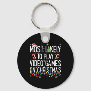 Chaveiro Mais Provável Para Tocar Videos games No Natal Eng