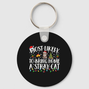 Chaveiro Mais Provável Para Trazer Para Casa Um Gato Estran