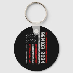 Chaveiro Mais velho 2024 American Flag Usa Graduation Class