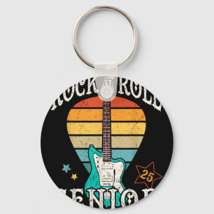 Chaveiro Mais velho Rock N Roll 25 Vintage Legal Formando 2