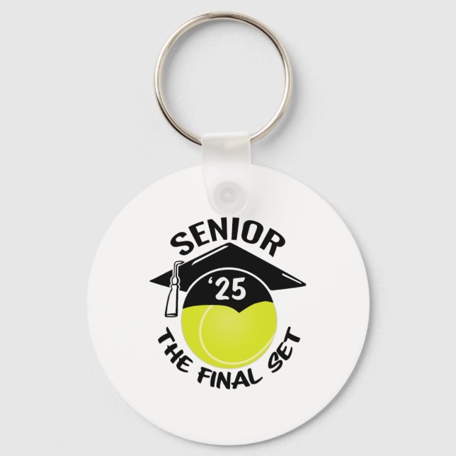Chaveiro Mais velho tênis 2025 Boné de formatura Final (Frente)