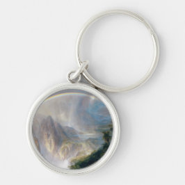 Chaveiro Majestade da Natureza: Arco-Íris sobre Paraíso Tro