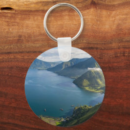 Chaveiro Majestic Lake Toba North Sumatra Bali Keychain