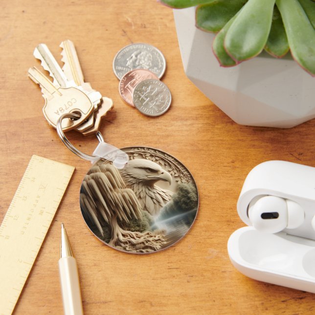 Chaveiro Majexpressa sobre o lago Serene (Mesa)