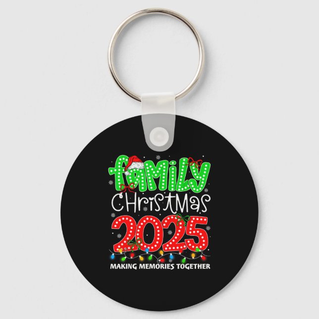 Chaveiro Making Memories Together Family Christmas 2025 Xma (Frente)