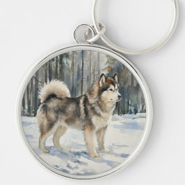 Chaveiro Malamute do Alasca