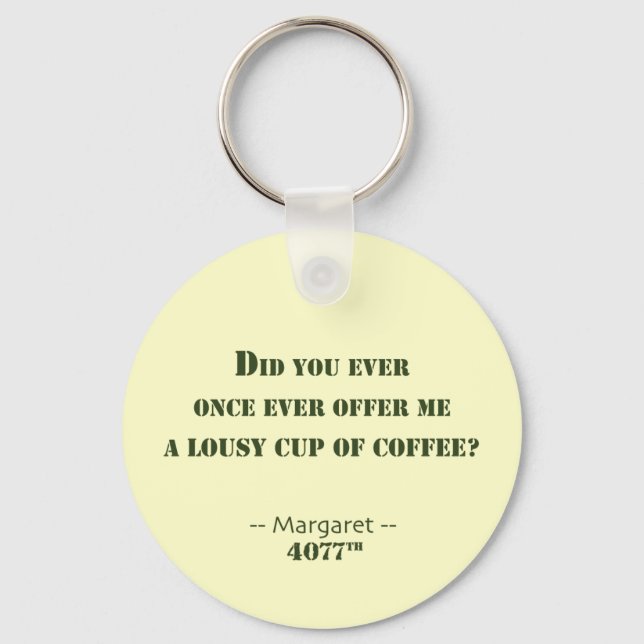 Chaveiro Maldita taça de café (Frente)