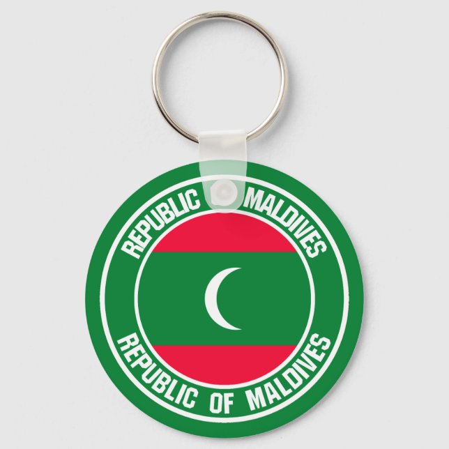 Chaveiro Maldivas Round Emblem (Frente)