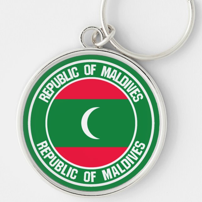 Chaveiro Maldivas Round Emblem (Frente)