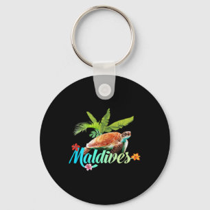 Chaveiro Maldivas Sea Turtle Island Gift Beach Sou