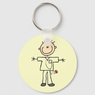 Chaveiro Male Stick Figure Nurse