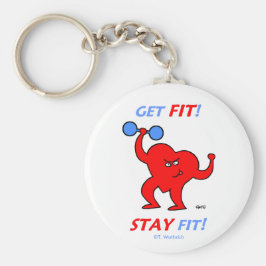 Chaveiro Malhação de Cardio Motivacional do Doente do Coraç