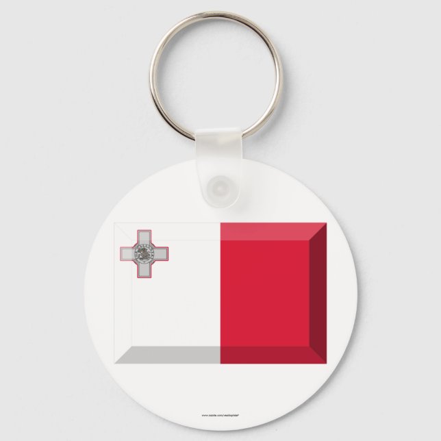 Chaveiro Malta Flag Jewel (Frente)