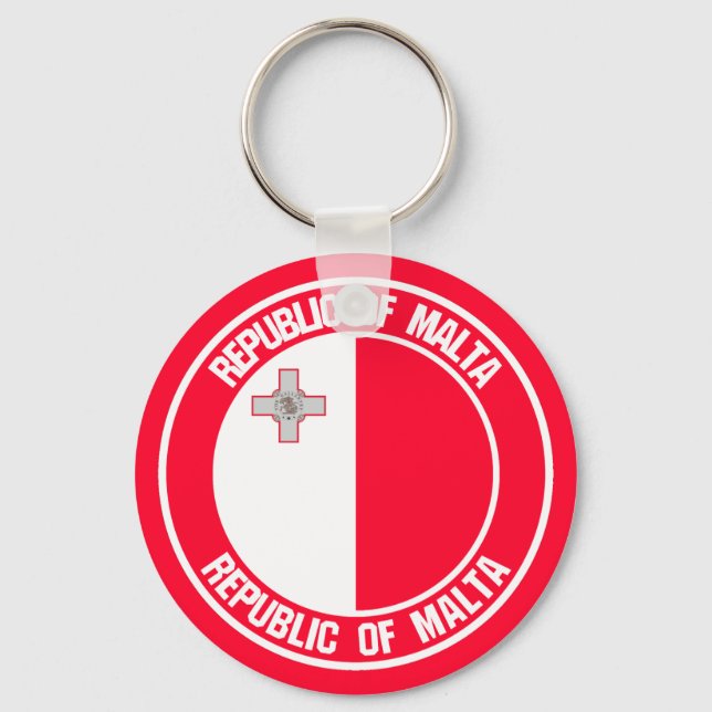Chaveiro Malta Round Emblem (Frente)