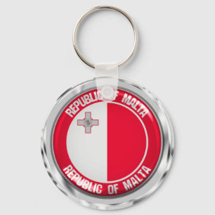Chaveiro Malta Round Emblem