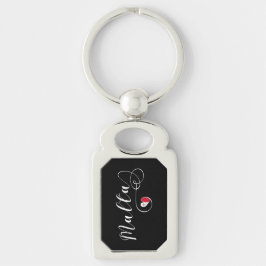 Chaveiro Maltês Flag Heart, Malta