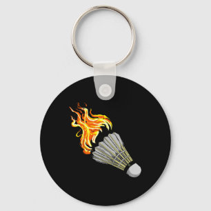 Chaveiro Malvado Badminton Flame Shuttle Art Sports