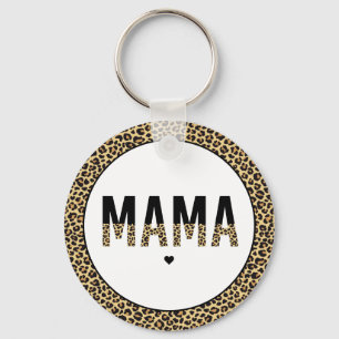 Chaveiro Mama Cheetah impressão tipografia presentes para