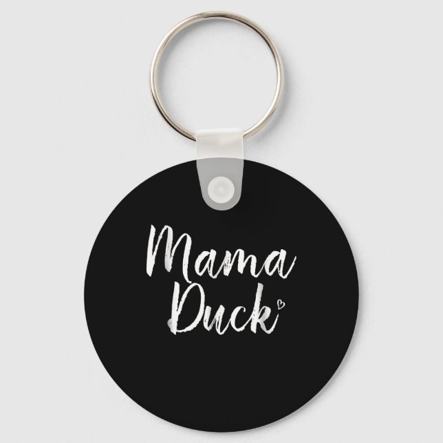 Chaveiro Mama Duck, Cute Duck, Mors Day, presentes, mamãe (Frente)