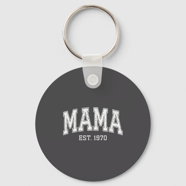 Chaveiro Mama Est 1970 Mom D Mothers Day Ized  (Frente)