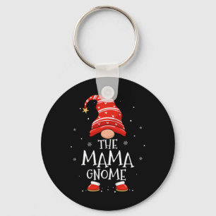 Chaveiro Mama Gnome Natal Família Correspondente Natalício