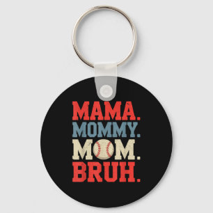 Chaveiro Mama mamãe mãe bruh beisebol para mulheres avó