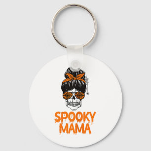 Chaveiro Mama Preguiçosa de Halloween Caveira Mensagem