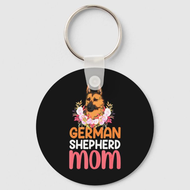 Chaveiro Mamãe alemã Shepard Shepherd (Frente)