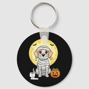 Chaveiro Mamãe Cachorrinho Fofo Dia das Bruxas Lua Cheia Tr
