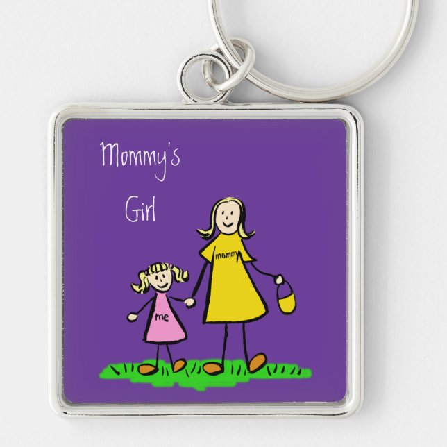Chaveiro Mamãe da Mãe e Filha (Frente)