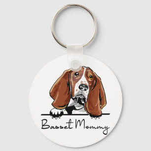 Chaveiro Mamãe de Caça Basset