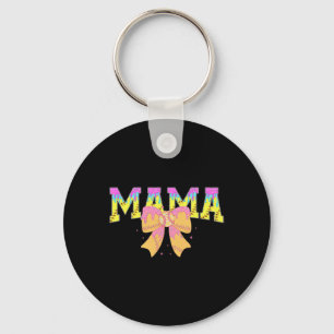 Chaveiro Mamãe de Softbol Jogo de Família do Dia do Sorvete