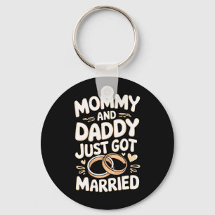 Chaveiro Mamãe E Pai Acabaram De Se Casar