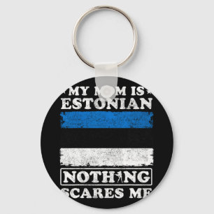 Chaveiro Mamãe está estoniana não me assusta, mãe estoniana