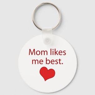 Chaveiro Mamãe gosta mais de mim