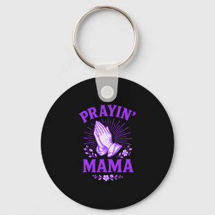 Chaveiro Mamãe Orando Mãe Cristã Religiosa Mãos em Oração