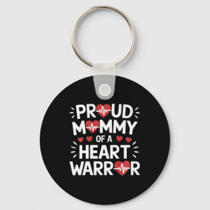 Chaveiro Mamãe Orgulhosa De Um Guerreiro Cardíaco Warri De 