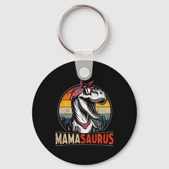 Chaveiro Mamasaurus Mãe Dinossauro Para O Dia Das Mães Nata (Frente)
