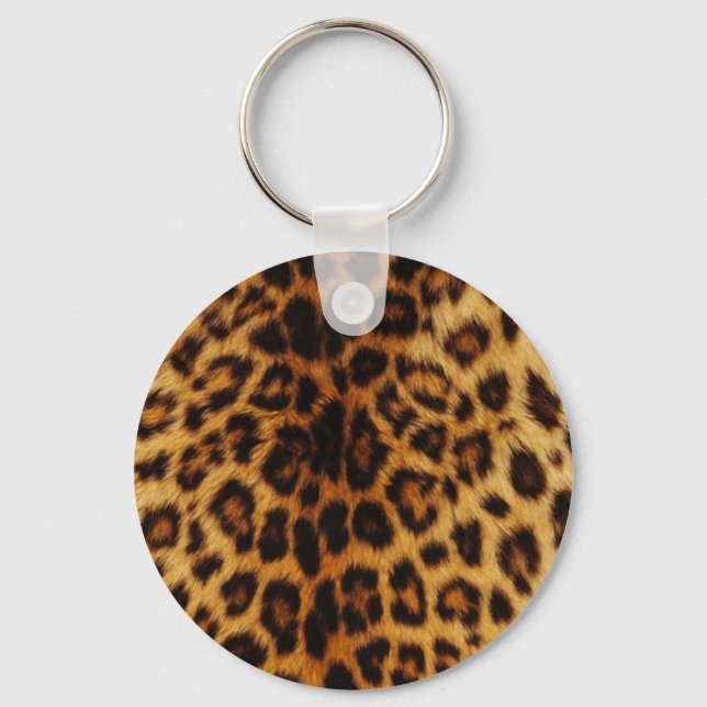 Chaveiro Manchas-leopardo naturais (Frente)