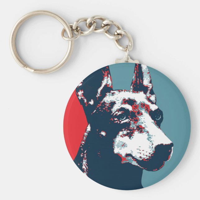 Chaveiro Manchester Terrier Hope Poster político parody (Frente)