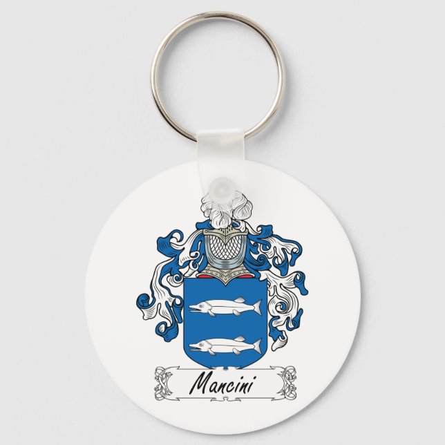 Chaveiro Mancini Family Crest (Frente)