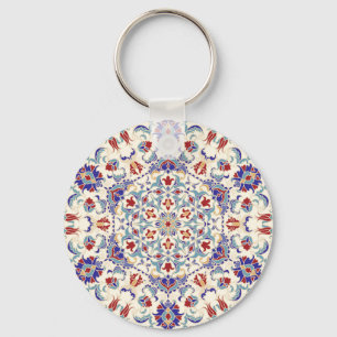 Chaveiro Mandala Beauty: Mosaico Cultural Colorido