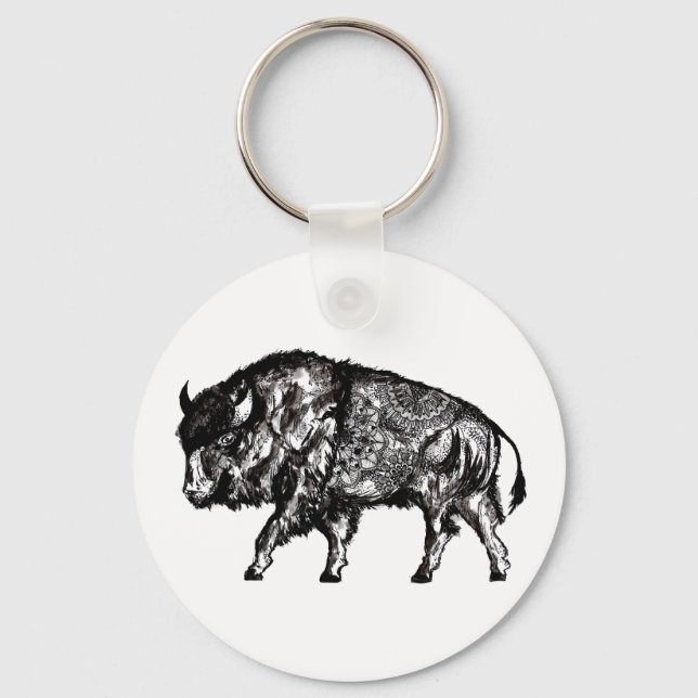 Chaveiro Mandala Buffalo (Frente)