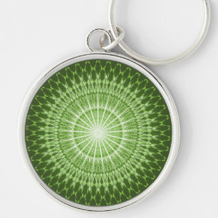 Chaveiro Mandala da verde azeitona