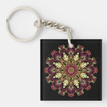 Mandala de Ouro de Luxo - Lótus Ornamental Dourado