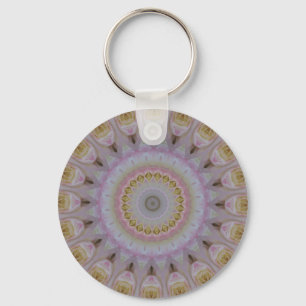 Chaveiro Mandala De Rosas Amarelas