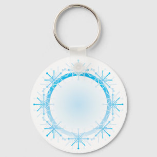 Chaveiro Mandala do floco de neve