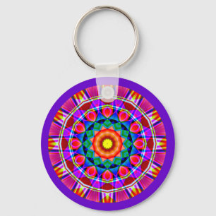 Chaveiro Mandala do Fractal