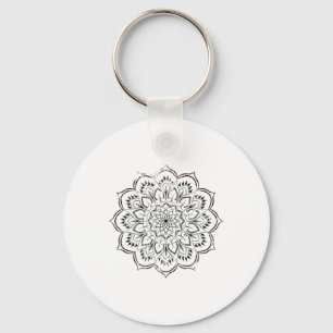 Chaveiro Mandalá Espiritual Angustiado Paz Boho Yoga Espiri